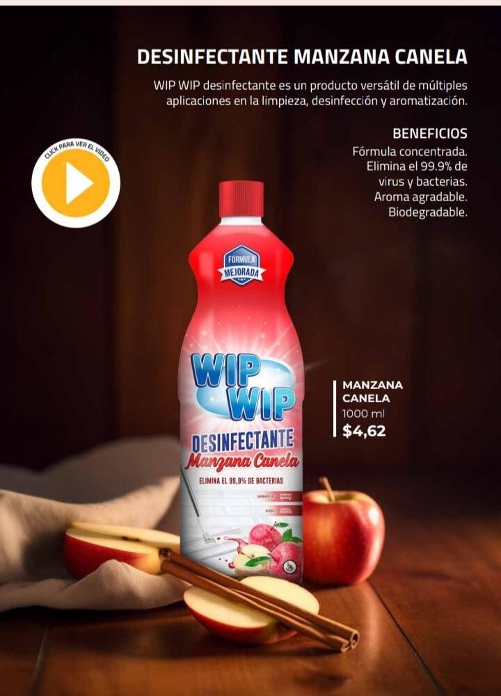 Desinfectante de Manzana y Canela