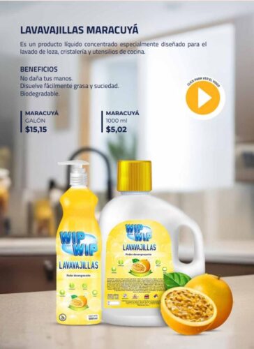 Lavavajillas de Maracuya