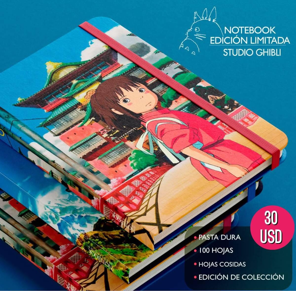 Libro de notas de Colección limitada del Viaje de Chihiro